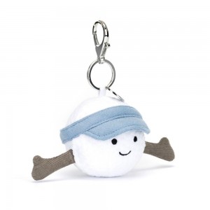 Brelok Jellycat Amuseables Golf,12cm x 6cm x 6cm Białe | Polska TLHY-95047