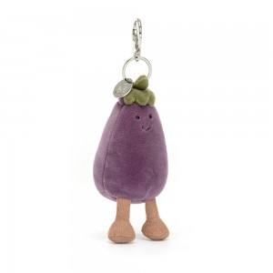 Brelok Jellycat Amuseables Vivacious Vegetable Aubergine,17cm x 5cm x 5cm Fioletowe | Polska BUWV-50496