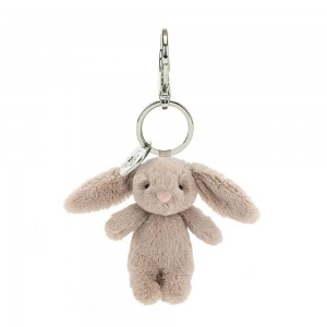 Brelok Jellycat Bashful Króliczek Beige,15cm x 4cm x 3cm Beżowe | Polska PRUH-09786
