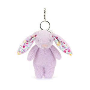 Brelok Jellycat Blossom Jasmine Króliczek,17cm x 4cm x 3cm Fioletowe | Polska TKHZ-65170