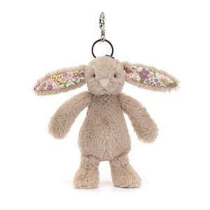 Brelok Jellycat Blossom Króliczek 'Petal',18cm x 5cm x 4cm Beżowe | Polska PFDJ-56714