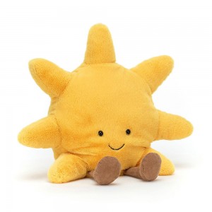 Dziecko Jellycat Amuseables Sun,31cm x 30cm x 11cm Żółte | Polska ADPH-49257