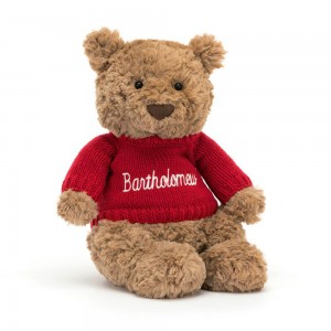 Dziecko Jellycat Bartholomew Miś,26cm x 12cm x 8cm Brązowe | Polska VHZW-21587