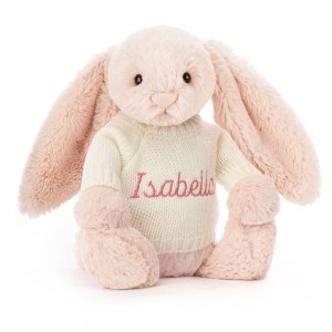 Dziecko Jellycat Bashful Blush Króliczek with Cream,31cm x 12cm x 9cm Różowe | Polska YXGZ-50637