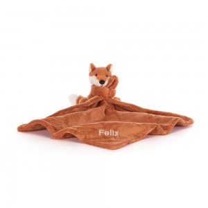 Dziecko Jellycat Bashful Fox Cub,15cm x 34cm x 34cm Pomarańczowe | Polska ILYQ-37240