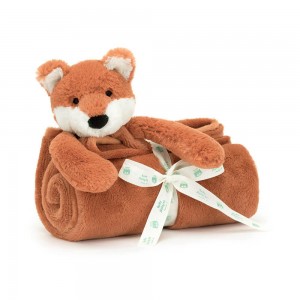 Dziecko Jellycat Bashful Fox Cub Szmatka Przytulanka,56cm x 70cm x 9cm Pomarańczowe | Polska YMKC-49526