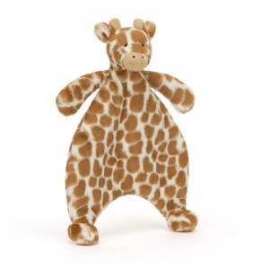 Dziecko Jellycat Bashful Giraffe,27cm x 20cm x 7cm Pomarańczowe | Polska SRAJ-62437