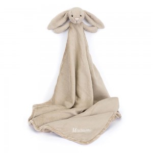 Dziecko Jellycat Bashful Króliczek Szmatka Przytulanka,56cm x 70cm x 9cm Beżowe | Polska WDLX-69028