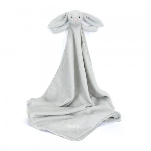 Dziecko Jellycat Bashful Króliczek Szmatka Przytulanka,56cm x 70cm x 9cm Szare | Polska XDZN-48230