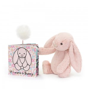 Dziecko Jellycat Króliczek and Bashful Blush Króliczek Medium, Różowe | Polska YULO-48710