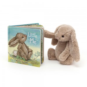 Dziecko Jellycat Little Me and Bashful Króliczek Medium,23cm x 9cm x 20cm Beżowe | Polska GKRY-08561