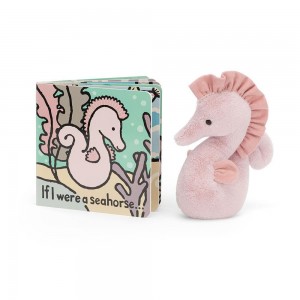 Dziecko Jellycat Seahorse and Sienna Seahorse Medium, Różowe | Polska DGRV-19345
