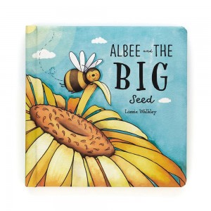 Książeczka Jellycat Albee And The Big Seed,21cm x 21cm x 2cm Żółte | Polska BKYQ-29341