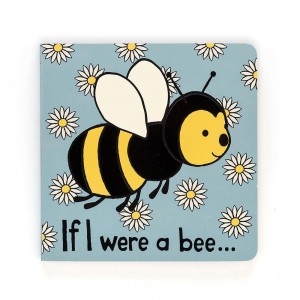 Książeczka Jellycat Bee Board,15cm x 15cm x 2cm Żółte | Polska GMVT-62415