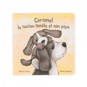 Książeczka Jellycat Caramel Le Toutou Timide Et Son Papa Livre,21cm x 21cm x 2cm Brązowe | Polska ZIKL-76049