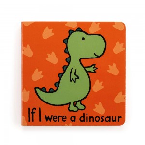 Książeczka Jellycat Dinosaur Board,15cm x 15cm x 2cm Zielone | Polska UAZY-89604