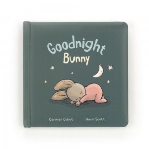 Książeczka Jellycat Goodnight Króliczek,19cm x 19cm x 2cm Niebieskie | Polska SAMB-96241
