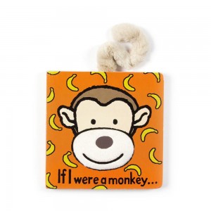 Książeczka Jellycat Monkey Board,15cm x 15cm x 2cm Brązowe | Polska JEUL-36891