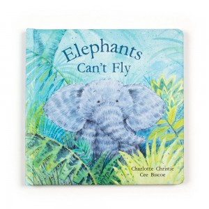 Książeczka Jellycat Słońs Can't Fly,23cm x 23cm x 2cm Niebieskie | Polska XYFO-56049