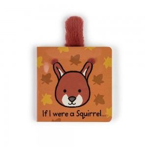 Książeczka Jellycat Squirrel Board,15cm x 15cm x 2cm Pomarańczowe | Polska PISU-94807