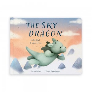 Książeczka Jellycat The Sky Dragon,18cm x 23cm x 2cm Zielone | Polska FVWU-06942