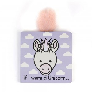 Książeczka Jellycat Unicorn Board,15cm x 15cm x 2cm Fioletowe | Polska XVLY-40739