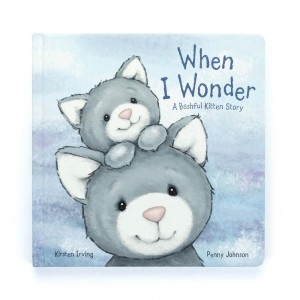 Książeczka Jellycat When I Wonder,21cm x 21cm x 2cm Szare | Polska IEZD-51840