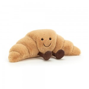 Miś Jellycat Amuseables Croissant,14cm x 32cm x 10cm Beżowe | Polska RHTV-87431