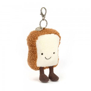 Miś Jellycat Amuseables Toast,19cm x 9cm x 4cm Brązowe | Polska OBHQ-82901