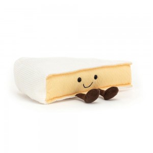 Pluszaki Jellycat Amuseables Brie,9cm x 22cm x 13cm Białe | Polska CXRY-06547