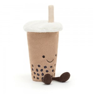Pluszaki Jellycat Amuseables Bubble Tea,22cm x 6cm x 6cm Beżowe | Polska LHOY-03978