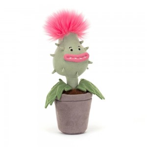 Pluszaki Jellycat Amuseables Carniflore Priscilla,29cm x 8cm x 8cm Różowe | Polska WGMF-75493