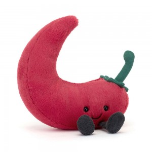 Pluszaki Jellycat Amuseables Chilli Pepper,17cm x 13cm x 5cm Czerwone | Polska DAUR-01853