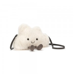 Pluszaki Jellycat Amuseables Cloud,20cm x 23cm x 5cm Białe | Polska RGFW-50682