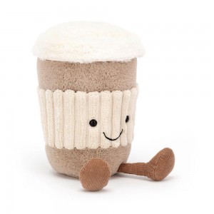 Pluszaki Jellycat Amuseables Coffee-To-Go,16cm x 7cm x 7cm Beżowe | Polska YHBZ-14973