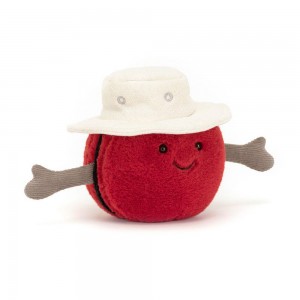 Pluszaki Jellycat Amuseables Cricket Ball,10cm x 9cm x 9cm Czerwone | Polska OEJM-21457