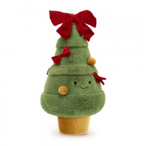 Pluszaki Jellycat Amuseables Decorated Christmas Tree,55cm x 27cm x 27cm Zielone | Polska OHAQ-32860
