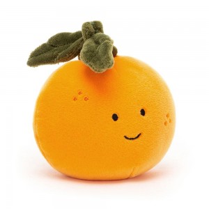 Pluszaki Jellycat Amuseables Fabulous Fruit Orange,9cm x 10cm x 8cm Pomarańczowe | Polska GHFE-30845