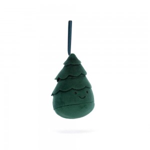 Pluszaki Jellycat Amuseables Festive Folly Christmas Tree,17cm x 7cm x 7cm Zielone | Polska LBHI-82963