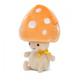 Pluszaki Jellycat Amuseables Fun-Guy Ozzie,17cm x 7cm x 6cm Pomarańczowe | Polska AGCI-45162