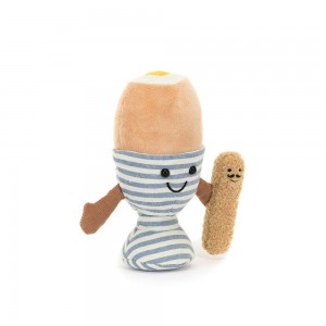 Pluszaki Jellycat Amuseables Jajkoetha Jajko & Lance Soldier,16cm x 12cm x 6cm Beżowe | Polska IHZL-40932