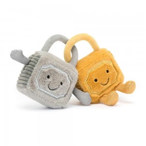 Pluszaki Jellycat Amuseables Love Locks,14cm x 18cm x 5cm Żółte | Polska RWJX-14293