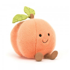 Pluszaki Jellycat Amuseables Peach,14cm x 11cm x 11cm Różowe | Polska IWRF-54971