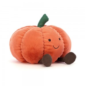 Pluszaki Jellycat Amuseables Pumpkin,19cm x 23cm x 23cm Pomarańczowe | Polska KRUH-83456