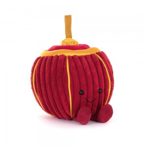 Pluszaki Jellycat Amuseables Rayray Lantern,17cm x 12cm x 12cm Czerwone | Polska WUOI-79634
