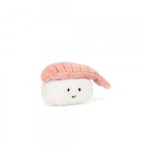 Pluszaki Jellycat Amuseables Sassy Sushi Nigiri,6cm x 7cm x 4cm Białe | Polska ZHRF-43578