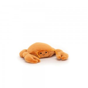 Pluszaki Jellycat Amuseables Sensational Seafood Crab,3cm x 11cm x 7cm Pomarańczowe | Polska FTRA-40589