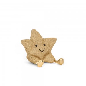 Pluszaki Jellycat Amuseables Star,16cm x 12cm x 5cm Żółte | Polska JMTA-37209