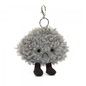 Pluszaki Jellycat Amuseables Storm Cloud,13cm x 8cm x 13cm Szare | Polska GPTE-56419