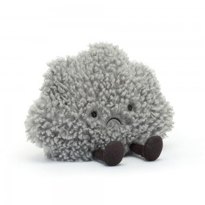 Pluszaki Jellycat Amuseables Storm Cloud,23cm x 26cm x 11cm Szare | Polska WZGC-47921